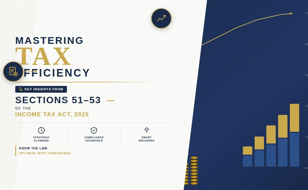  📊 Mastering Tax Efficiency: Key Insights from Sections 51–53 of the Income Tax Act, 2025