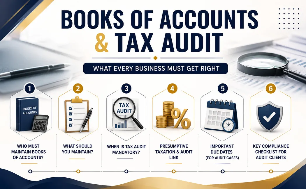 Books of Accounts & Tax Audit: What Every Business Must Get Right