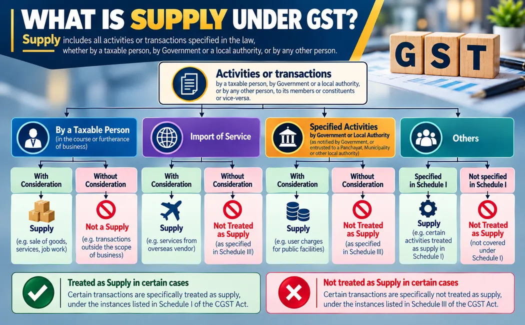 How Is “Supply” Defined Under the CGST Act?