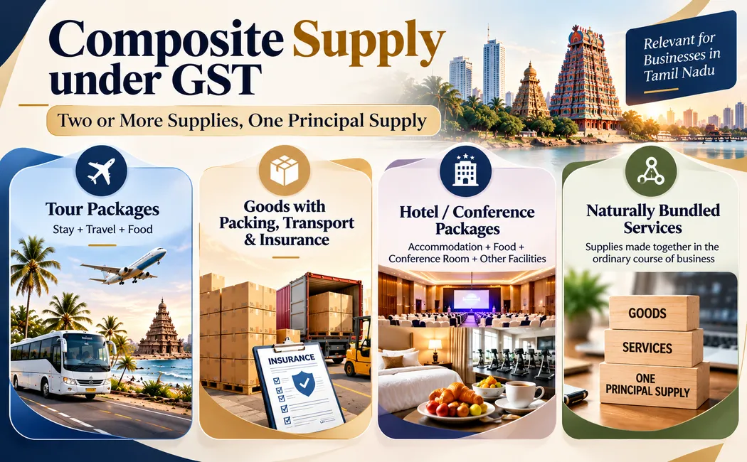 COMPOSITE SUPPLY UNDER GST: WHEN ONE BUSINESS DEAL INCLUDES MULTIPLE SUPPLIES
