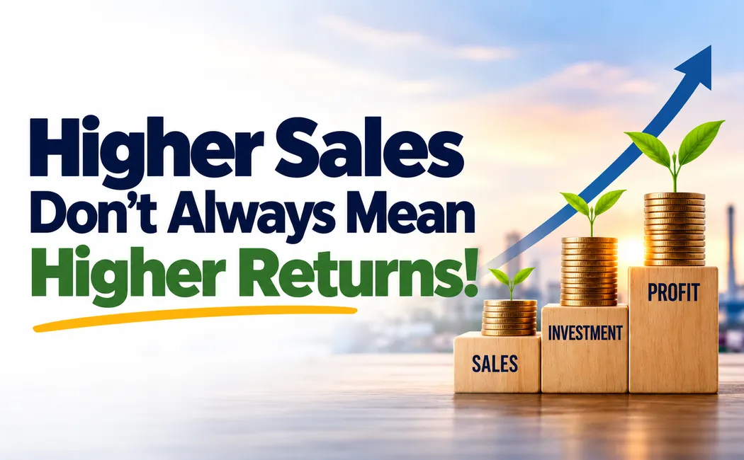 𝗛𝗶𝗴𝗵𝗲𝗿 𝗦𝗮𝗹𝗲𝘀, 𝗟𝗼𝘄𝗲𝗿 𝗥𝗲𝘁𝘂𝗿𝗻𝘀: 𝗪𝗵𝘆 𝗘𝘃𝗲𝗿𝘆 𝗘𝗻𝘁𝗿𝗲𝗽𝗿𝗲𝗻𝗲𝘂𝗿 𝗠𝘂𝘀𝘁 𝗧𝗿𝗮𝗰𝗸 𝗥𝗢𝗖𝗘