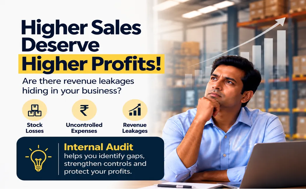 𝗛𝗶𝗴𝗵𝗲𝗿 𝗦𝗮𝗹𝗲𝘀, 𝗟𝗼𝘄𝗲𝗿 𝗣𝗿𝗼𝗳𝗶𝘁𝘀? 𝗛𝗼𝘄 𝗜𝗻𝘁𝗲𝗿𝗻𝗮𝗹 𝗔𝘂𝗱𝗶𝘁 𝗣𝗿𝗼𝘁𝗲𝗰𝘁𝘀 𝗬𝗼𝘂𝗿 𝗕𝘂𝘀𝗶𝗻𝗲𝘀𝘀